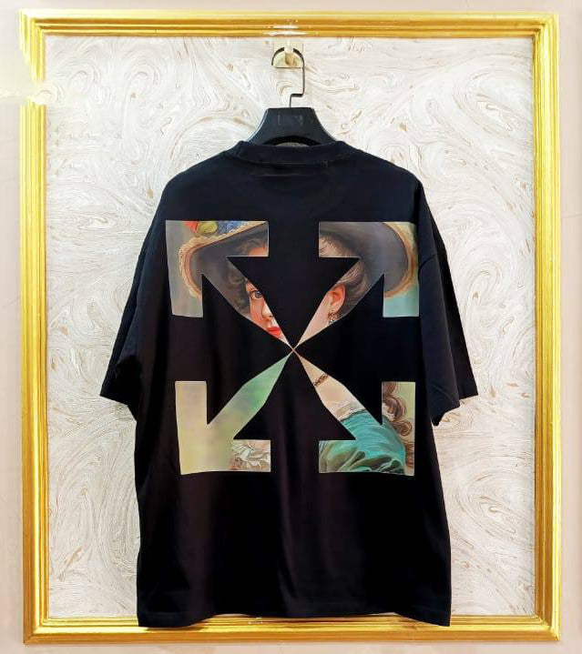 OWS-37 | Off-White Style Graphic T-Shirt โ Streetwear Oversized Tee