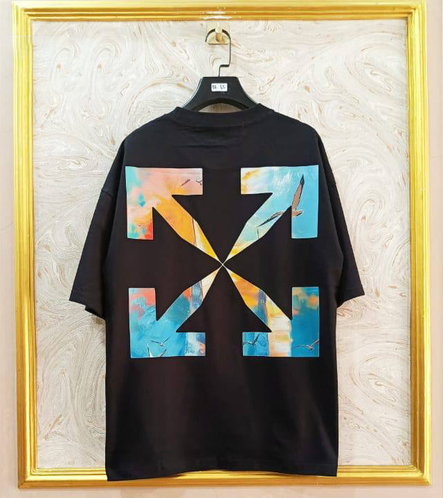 OWS-40 | Off-White Style Graphic T-Shirt โ Streetwear Oversized Tee