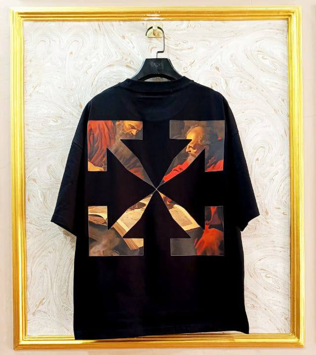 OWS-41 | Off-White Style Graphic T-Shirt โ Streetwear Oversized Tee