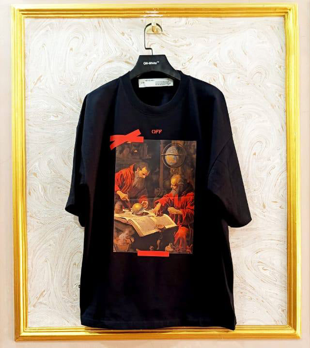 OWS-41 | Off-White Style Graphic T-Shirt โ Streetwear Oversized Tee