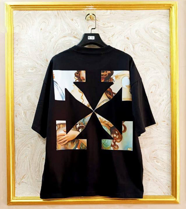 OWS-42 | Off-White Style Graphic T-Shirt โ Streetwear Oversized Tee