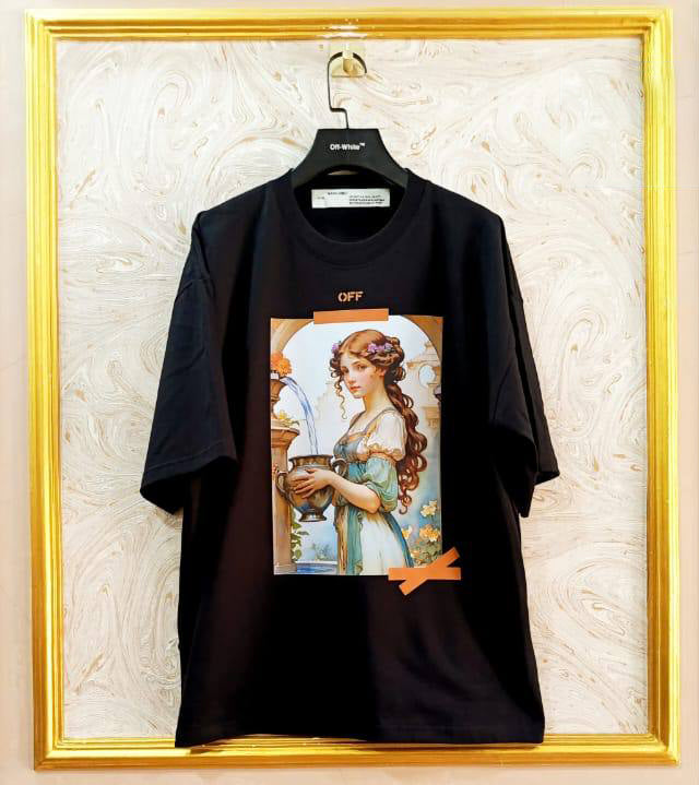 OWS-42 | Off-White Style Graphic T-Shirt โ Streetwear Oversized Tee
