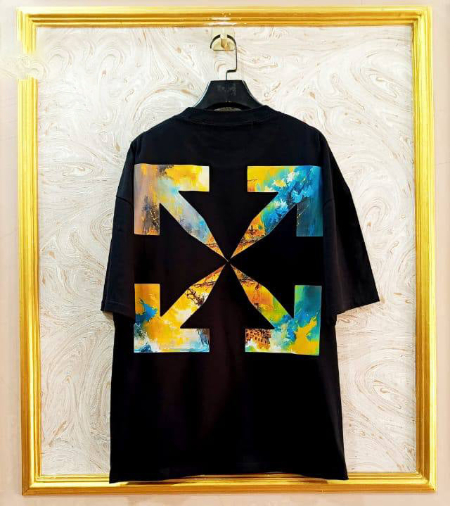 OWS-43 | Off-White Style Graphic T-Shirt โ Streetwear Oversized Tee