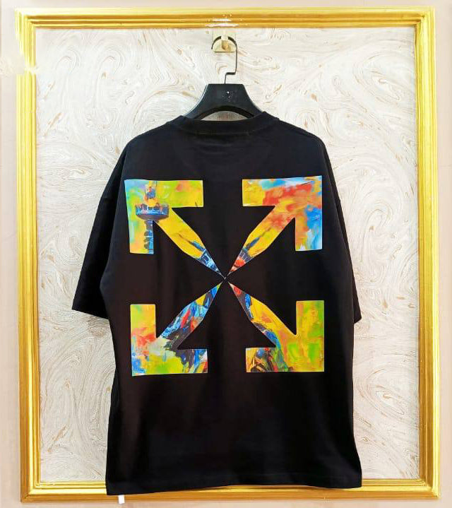 OWS-46 | Off-White Style Graphic T-Shirt โ Streetwear Oversized Tee