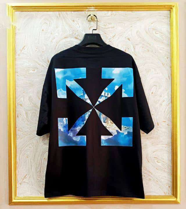 OWS-48 | Off-White Style Graphic T-Shirt โ Streetwear Oversized Tee