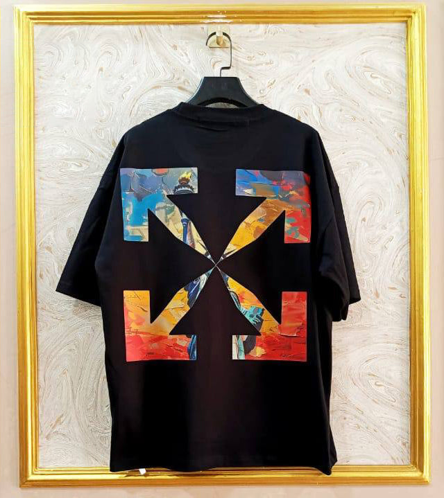 OWS-49 | Off-White Style Graphic T-Shirt โ Streetwear Oversized Tee
