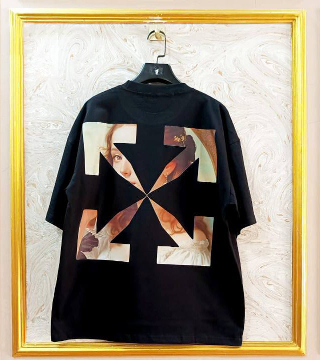 OWS-50 | Off-White Style Graphic T-Shirt โ Streetwear Oversized Tee