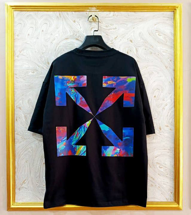 OWS-53 | Off-White Style Graphic T-Shirt โ Streetwear Oversized Tee