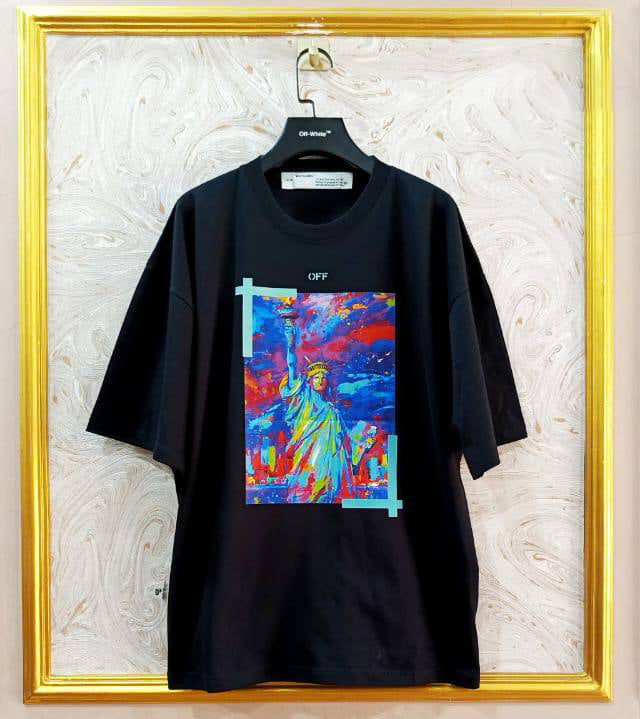 OWS-53 | Off-White Style Graphic T-Shirt โ Streetwear Oversized Tee