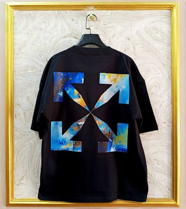 OWS-54 | Off-White Style Graphic T-Shirt โ Streetwear Oversized Tee