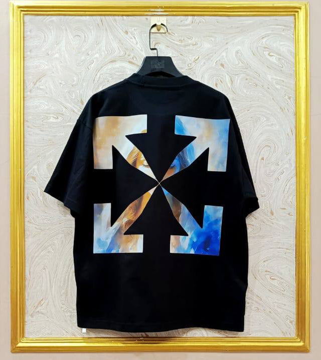 OWS-56 | Off-White Style Graphic T-Shirt โ Streetwear Oversized Tee
