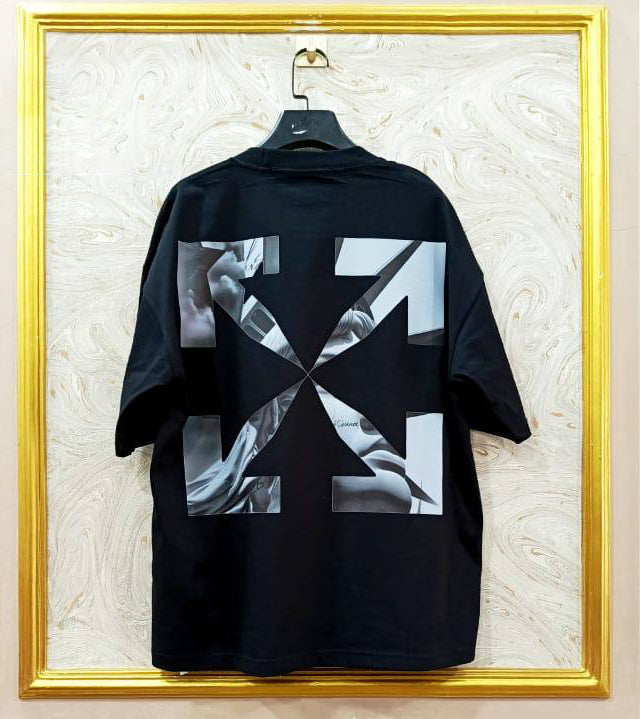 OWS-69 | Off-White Style Graphic T-Shirt โ Streetwear Oversized Tee
