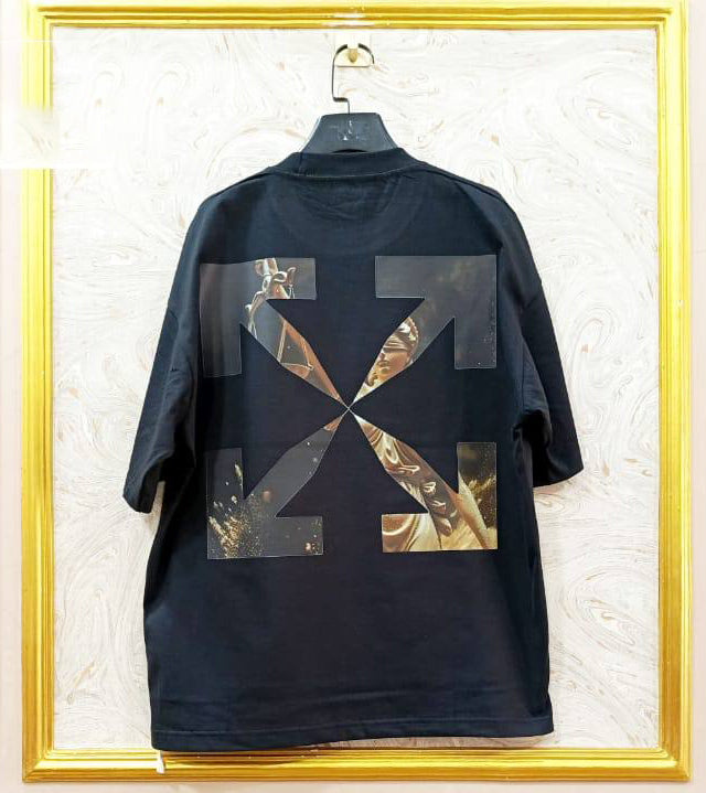 OWS-72 | Off-White Style Graphic T-Shirt โ Streetwear Oversized Tee