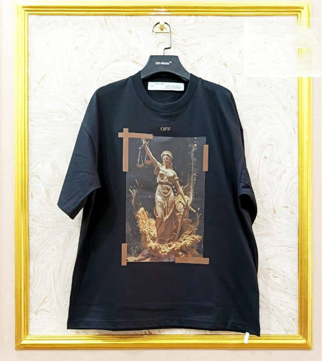 OWS-72 | Off-White Style Graphic T-Shirt โ Streetwear Oversized Tee