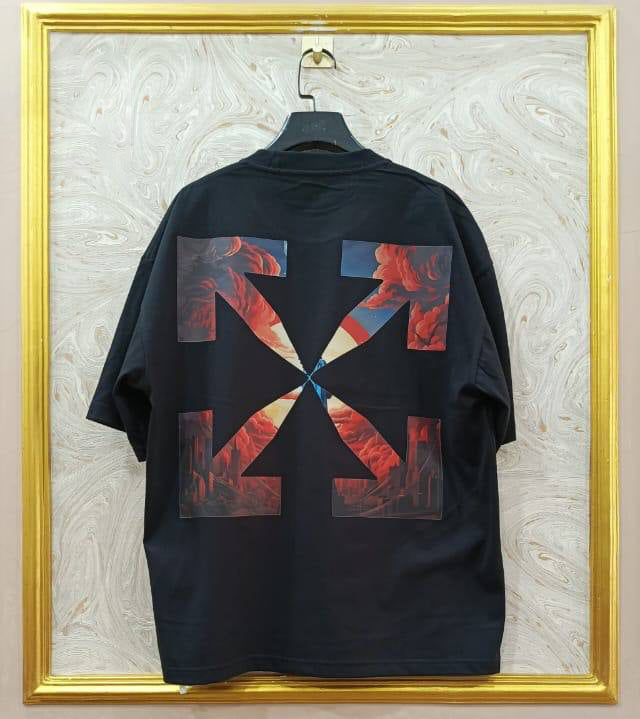 OWS-74 | Off-White Style Graphic T-Shirt โ Streetwear Oversized Tee