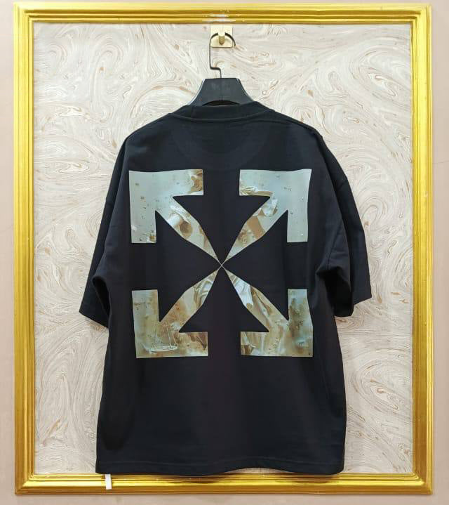 OWS-75 | Off-White Style Graphic T-Shirt โ Streetwear Oversized Tee
