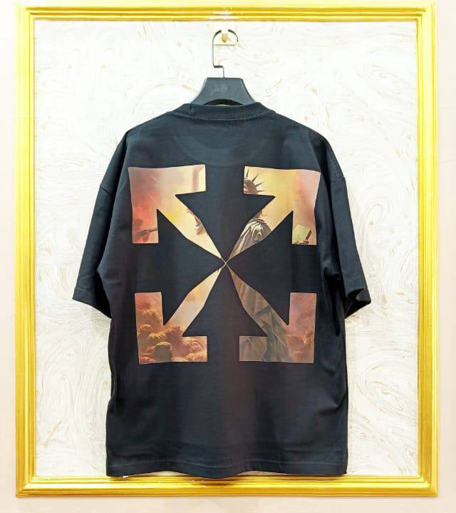 OWS-79 | Off-White Style Graphic T-Shirt โ Streetwear Oversized Tee