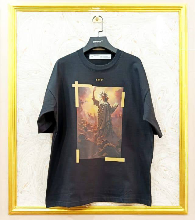OWS-79 | Off-White Style Graphic T-Shirt โ Streetwear Oversized Tee