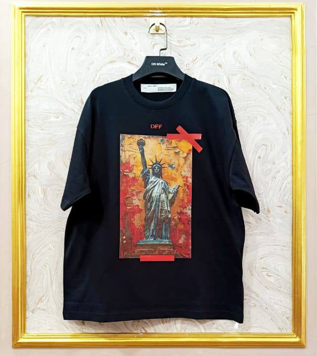 OWS-82 | Off-White Style Graphic T-Shirt โ Streetwear Oversized Tee