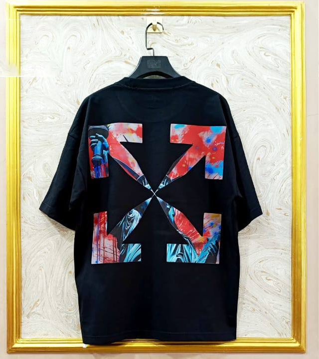 OWS-83 | Off-White Style Graphic T-Shirt โ Streetwear Oversized Tee