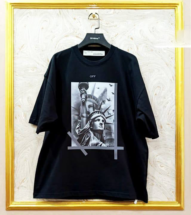 OWS-85 | Off-White Style Graphic T-Shirt โ Streetwear Oversized Tee