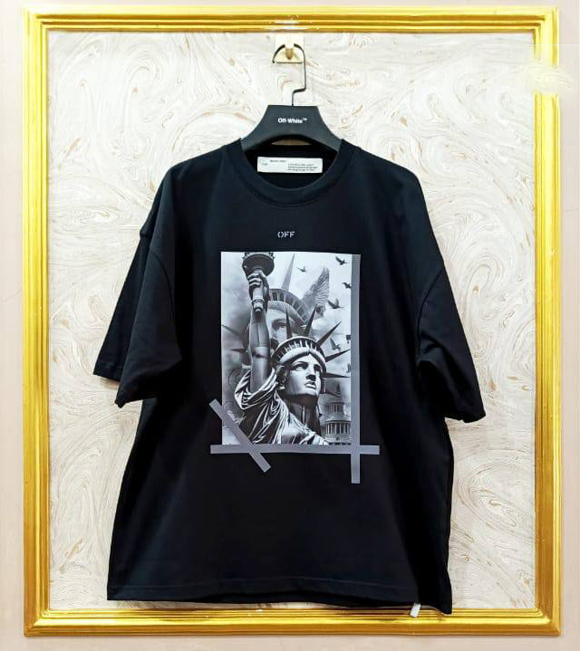 OWS-88 | Off-White Style Graphic T-Shirt โ Streetwear Oversized Tee