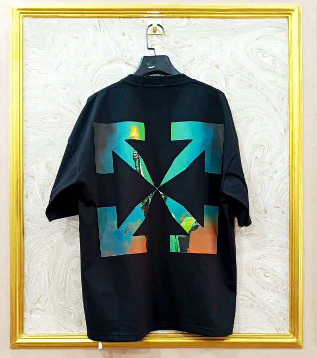 OWS-90 | Off-White Style Graphic T-Shirt โ Streetwear Oversized Tee