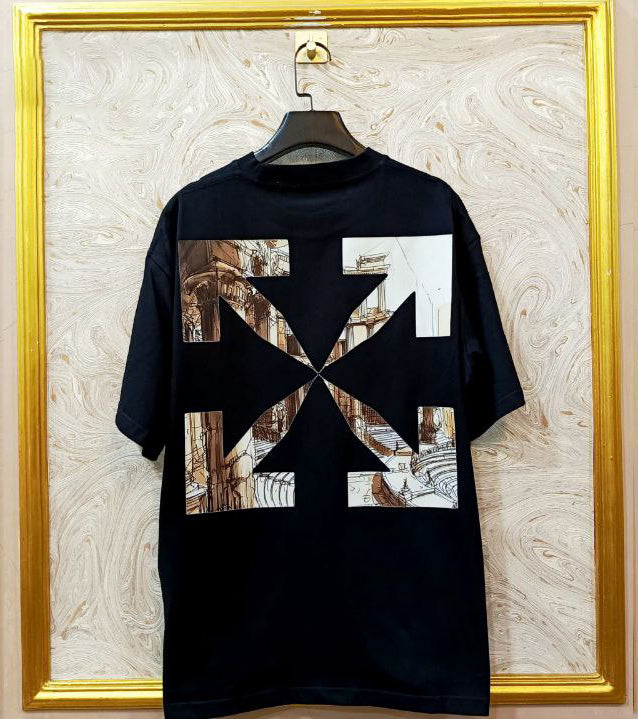 OWS-99 | Off-White Style Graphic T-Shirt โ Streetwear Oversized Tee