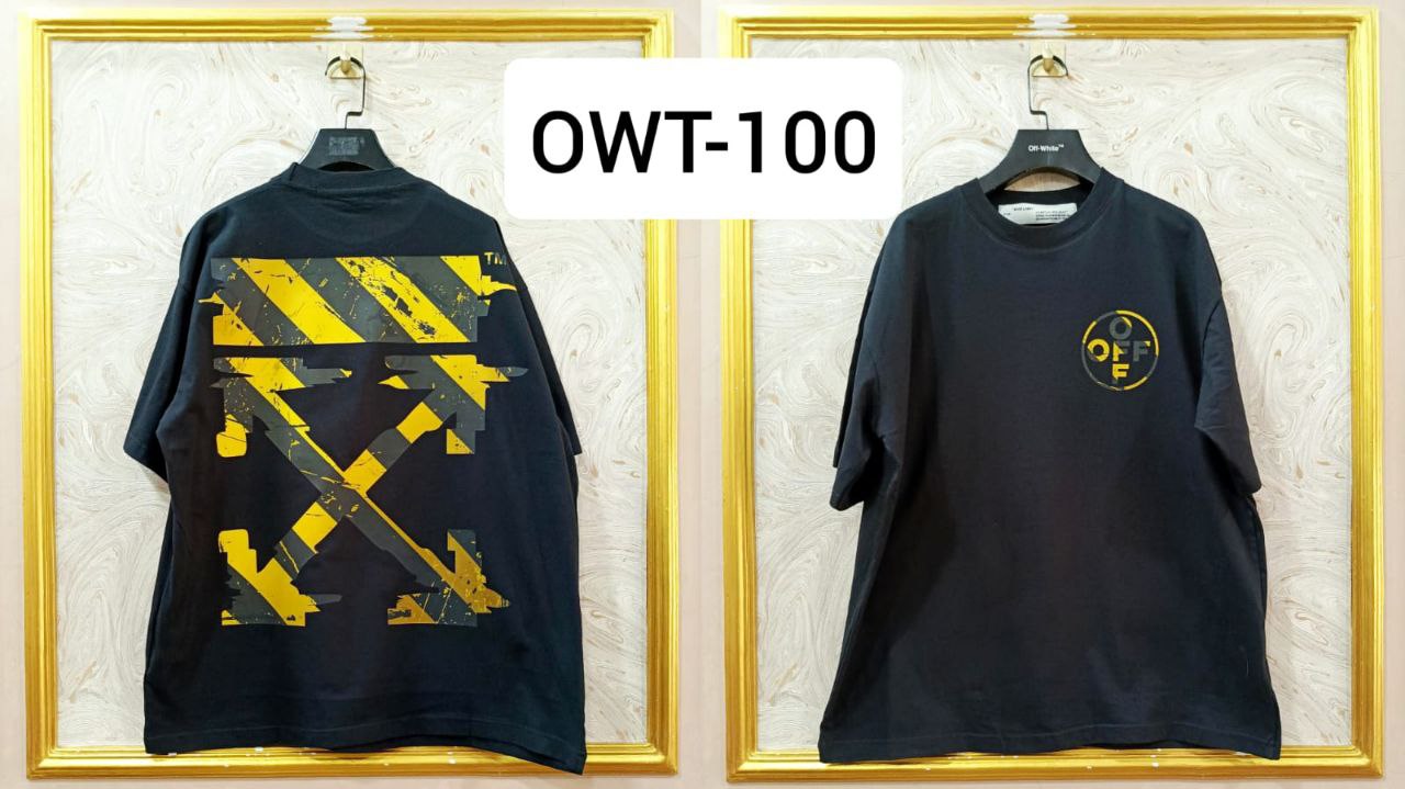 Off-White Inspired Back Logo T-Shirt - OWT-100