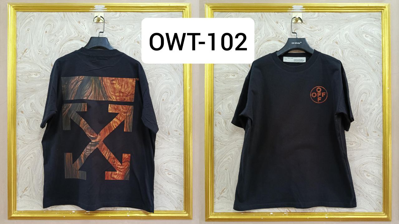 Off-White Inspired Back Logo T-Shirt - OWT-102
