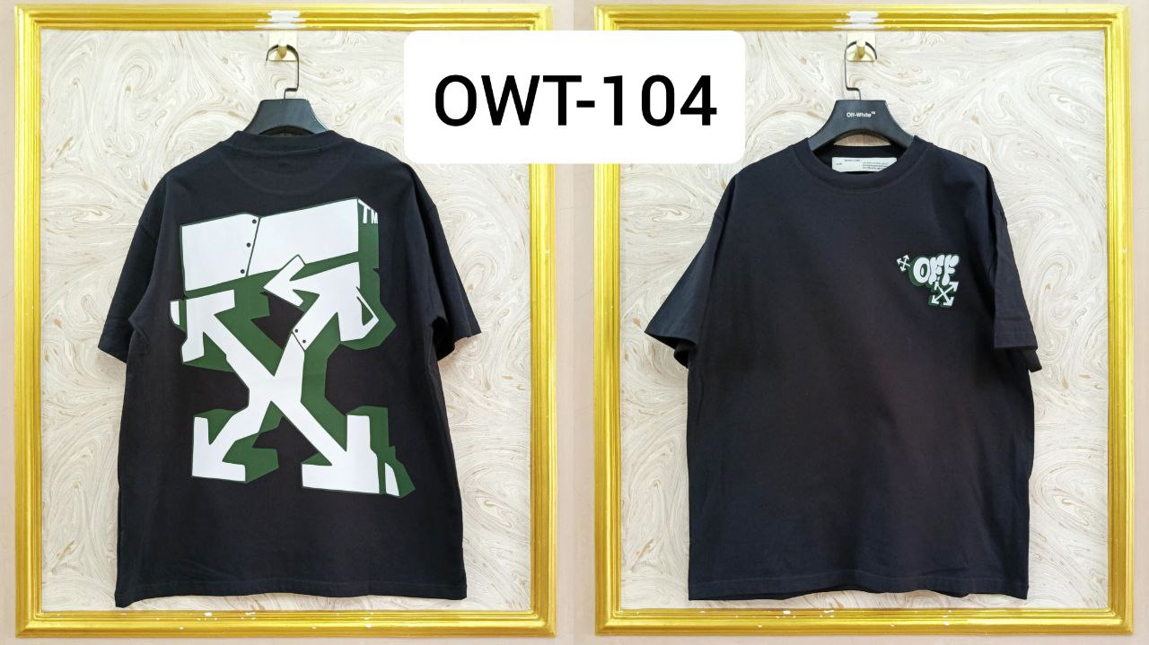 Off-White Inspired Back Logo T-Shirt - OWT-104