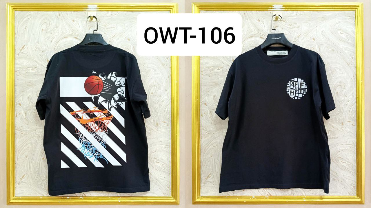 Off-White Inspired Back Logo T-Shirt - OWT-106