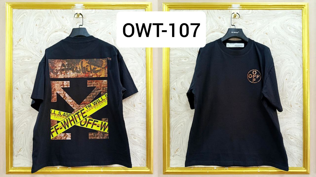 Off-White Inspired Back Logo T-Shirt - OWT-107