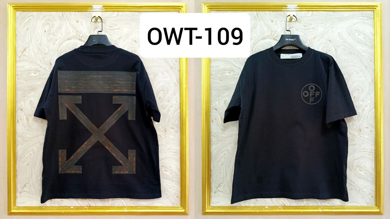 Off-White Inspired Back Logo T-Shirt - OWT-109