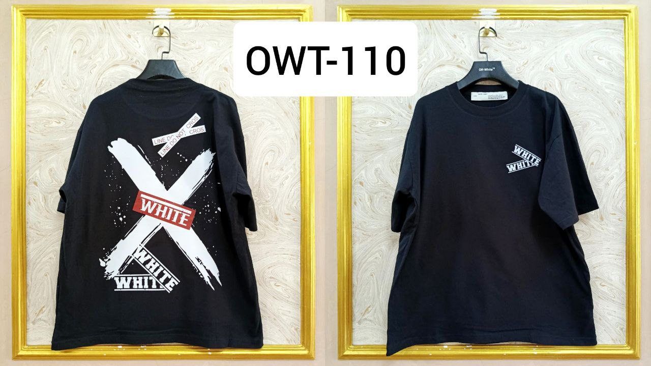 Off-White Inspired Back Logo T-Shirt - OWT-110