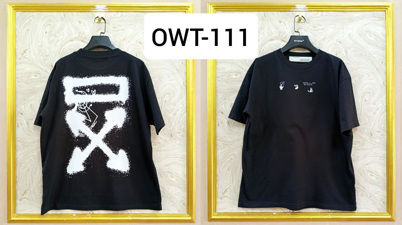 Off-White Inspired Back Logo T-Shirt - OWT-111