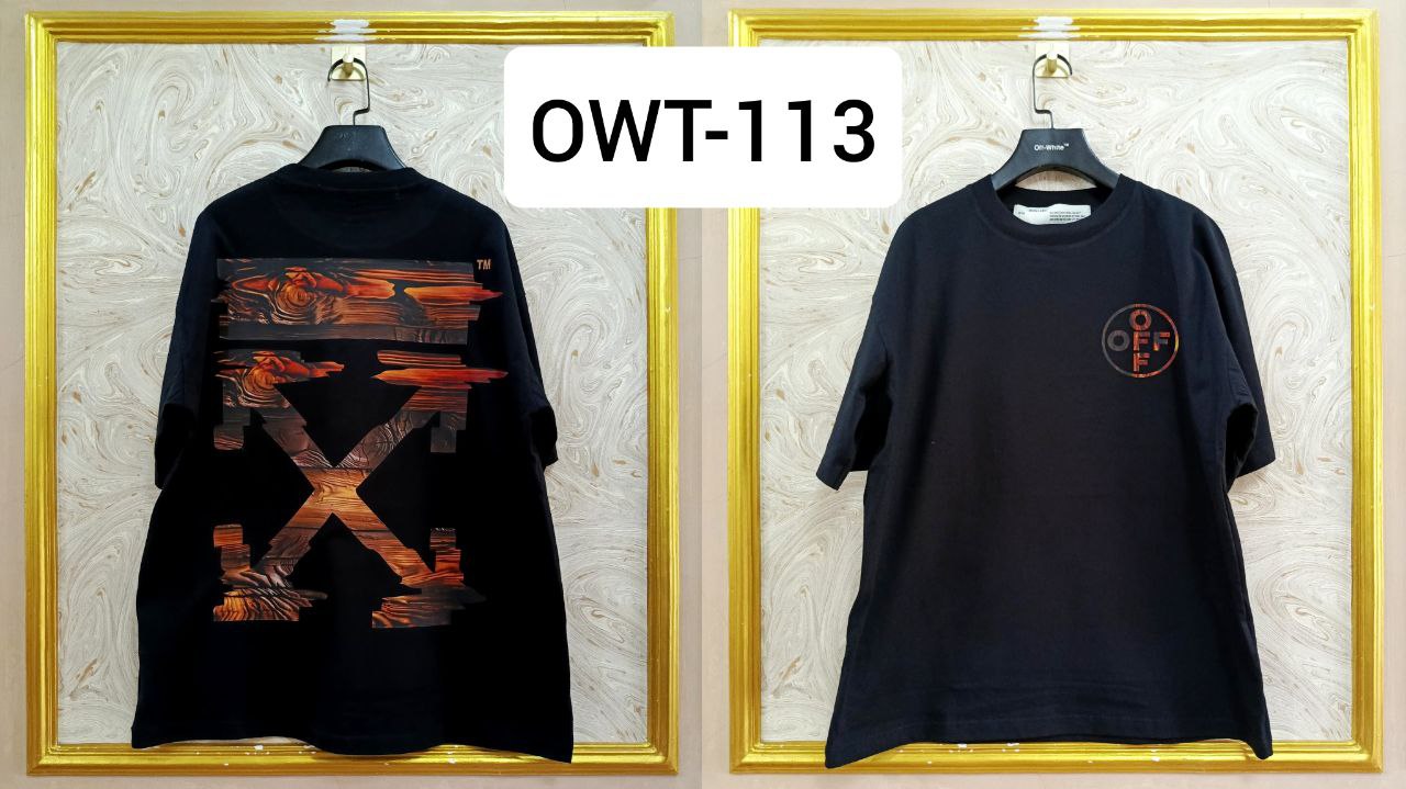 Off-White Inspired Back Logo T-Shirt - OWT-113