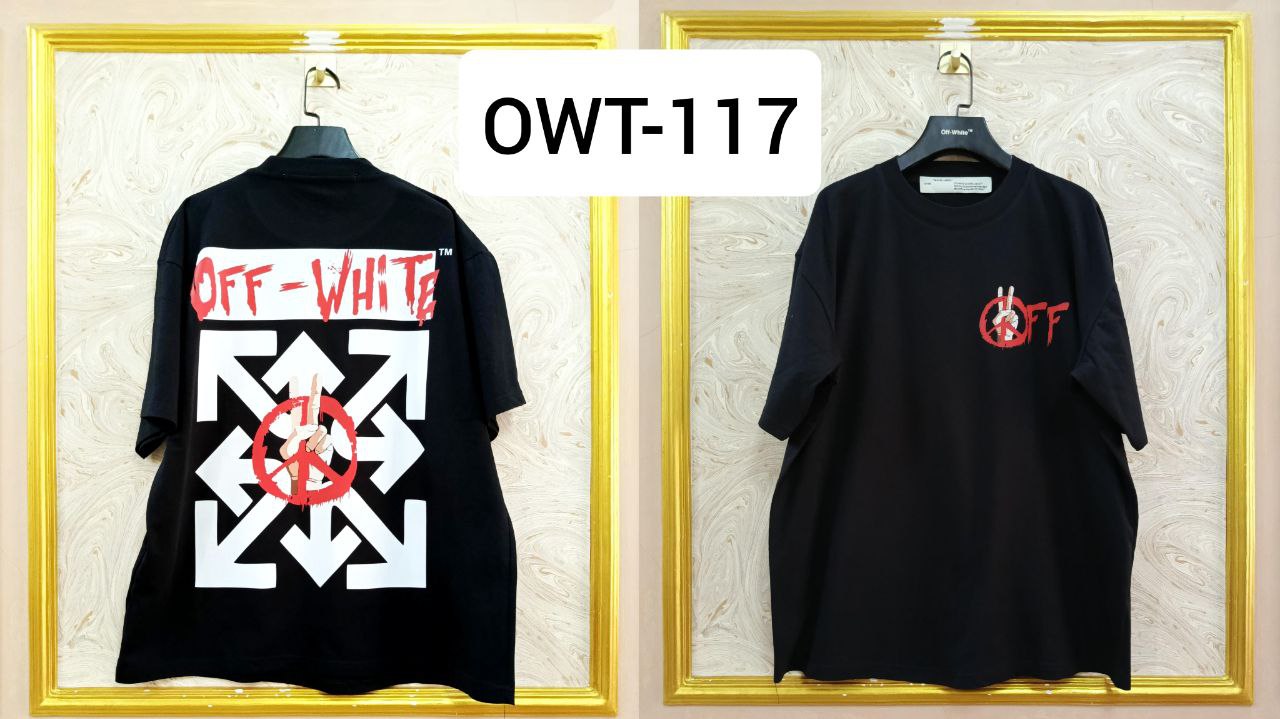 Off-White Inspired Back Logo T-Shirt - OWT-117