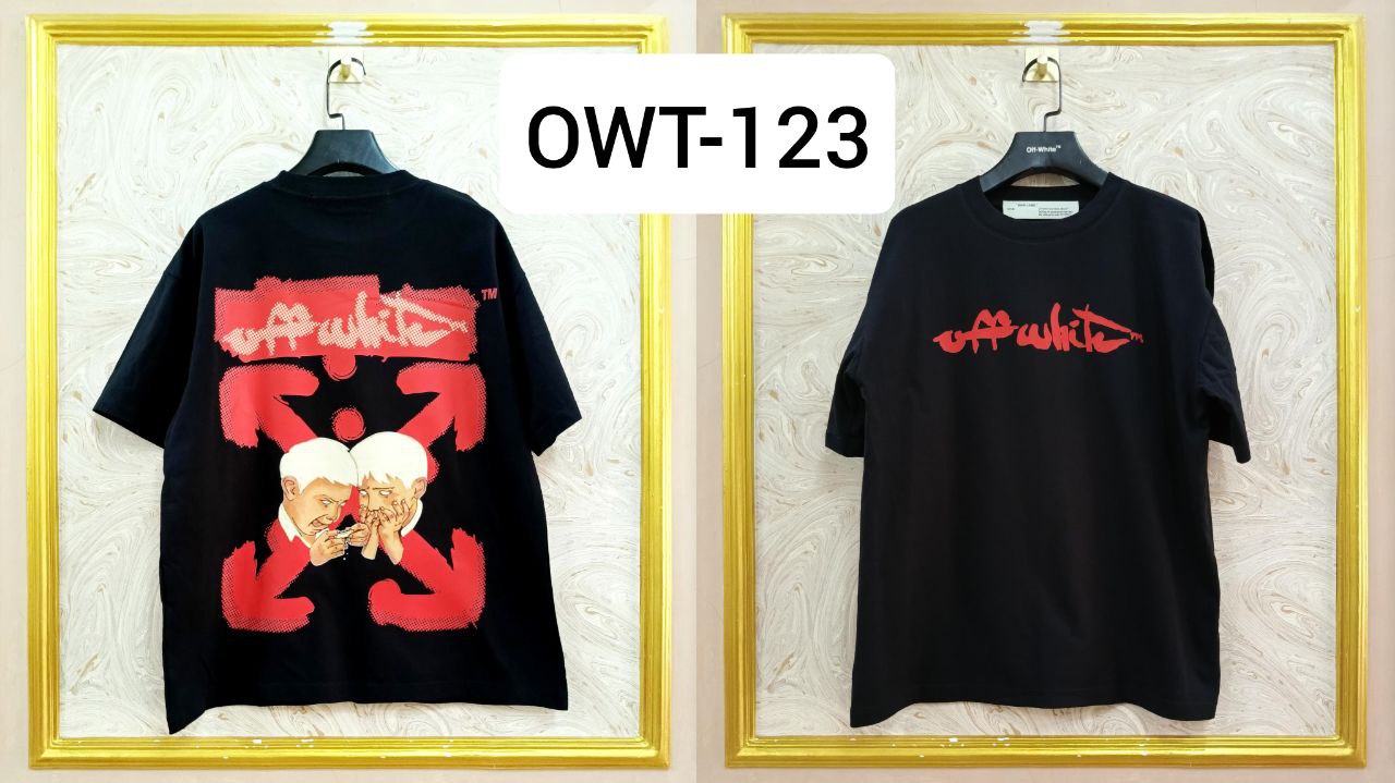 Off-White Inspired Back Logo T-Shirt - OWT-123
