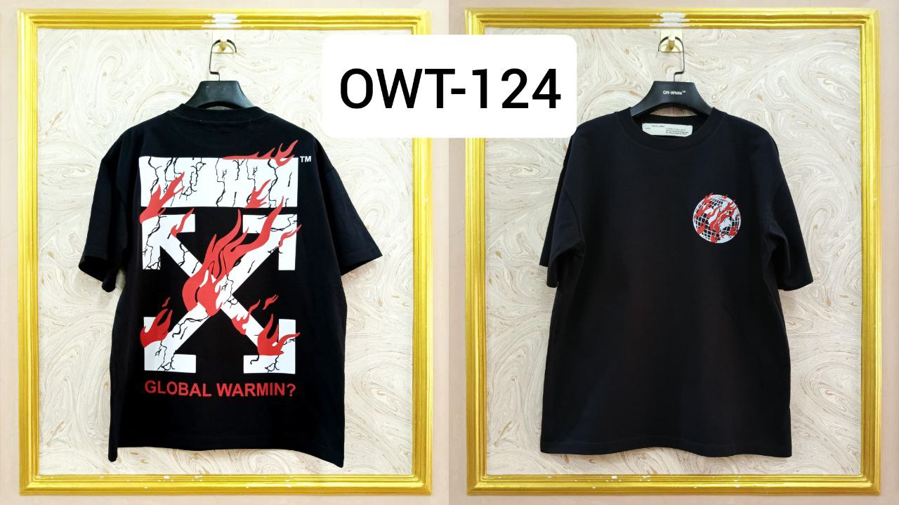 Off-White Inspired Back Logo T-Shirt - OWT-124
