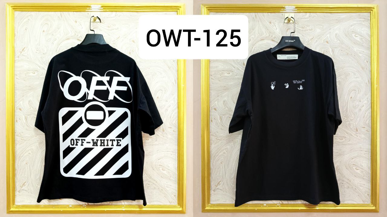 Off-White Inspired Back Logo T-Shirt - OWT-125