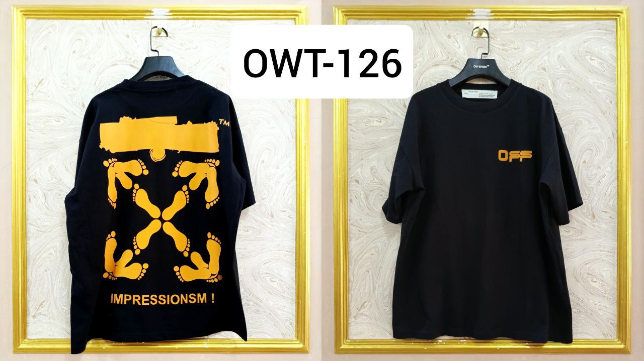 Off-White Inspired Back Logo T-Shirt - OWT-126