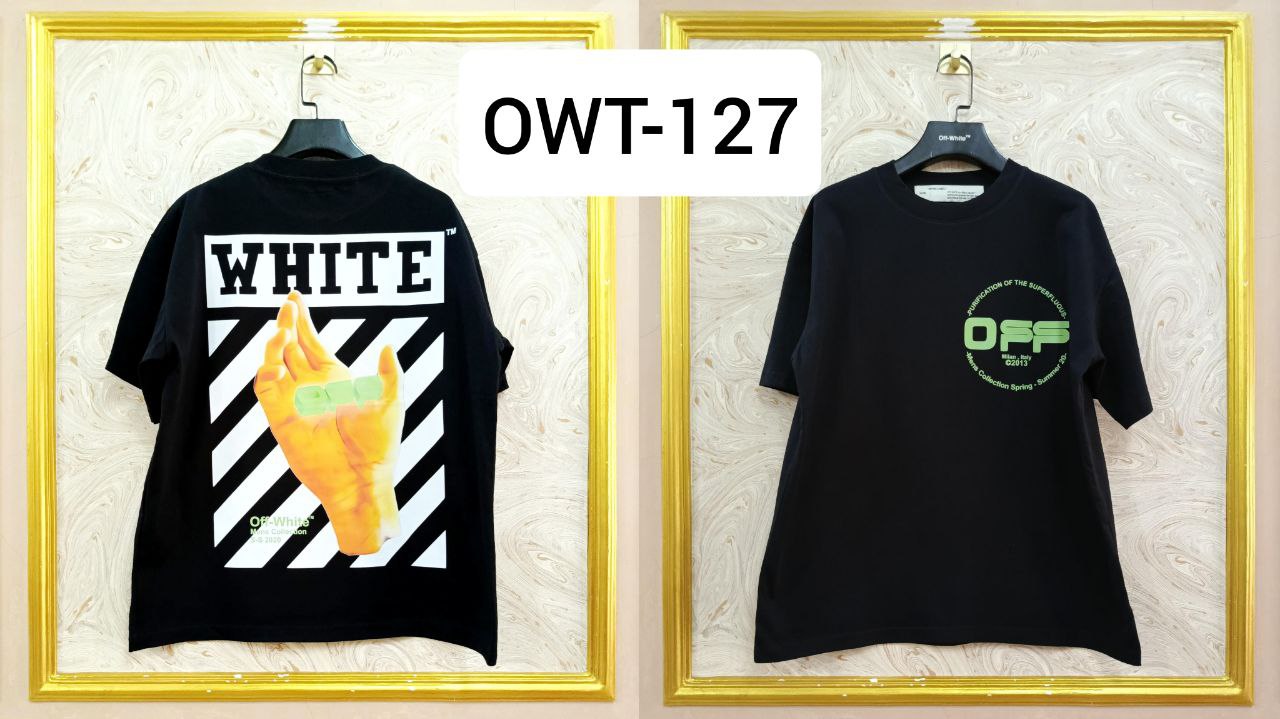 Off-White Inspired Back Logo T-Shirt - OWT-127
