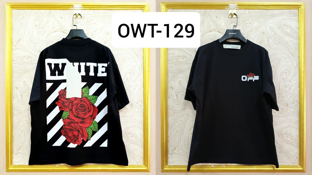 Off-White Inspired Back Logo T-Shirt - OWT-129
