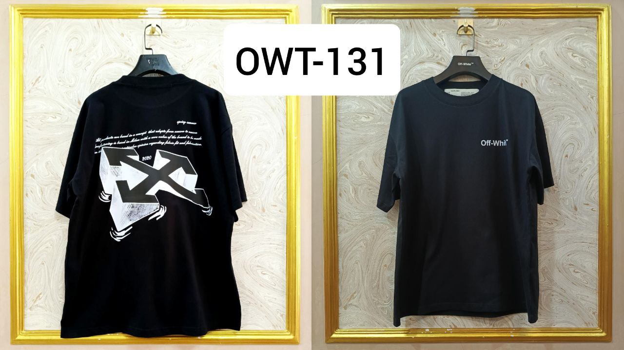 Off-White Inspired Back Logo T-Shirt - OWT-131