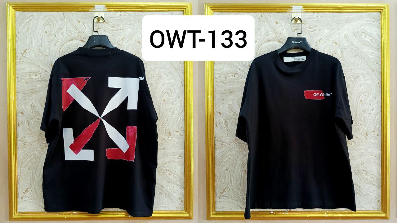 Off-White Inspired Back Logo T-Shirt - OWT-133