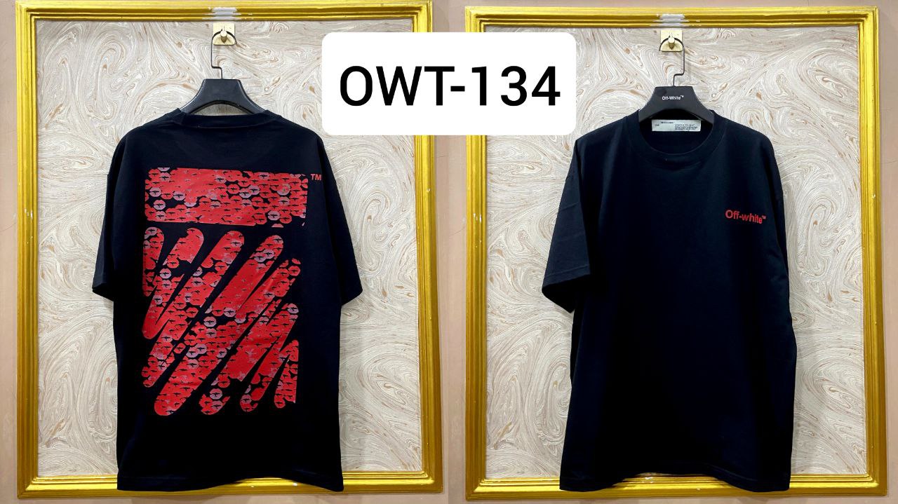 Off-White Inspired Back Logo T-Shirt - OWT-134