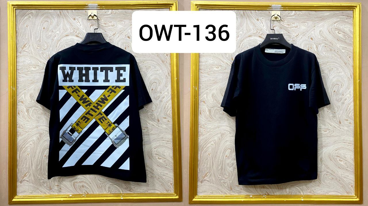 Off-White Inspired Back Logo T-Shirt - OWT-136