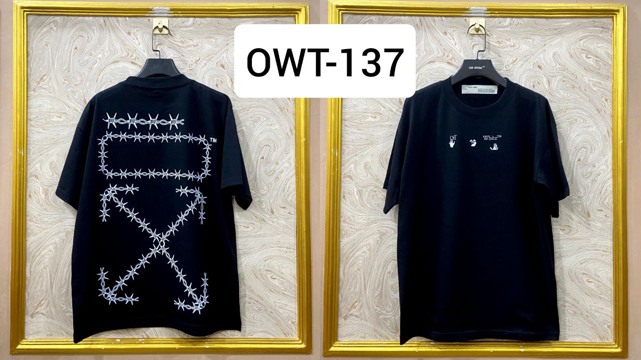 Off-White Inspired Back Logo T-Shirt - OWT-137