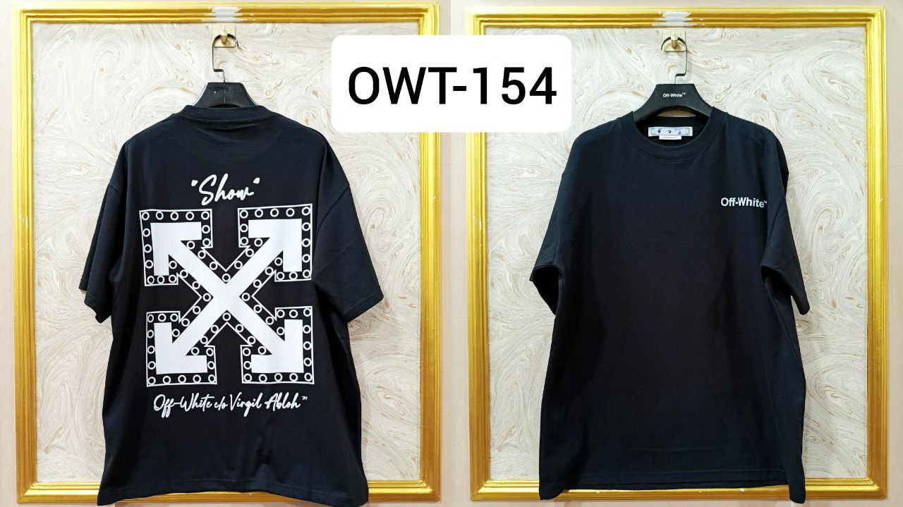 Off-White Inspired Back Logo T-Shirt - OWT-154